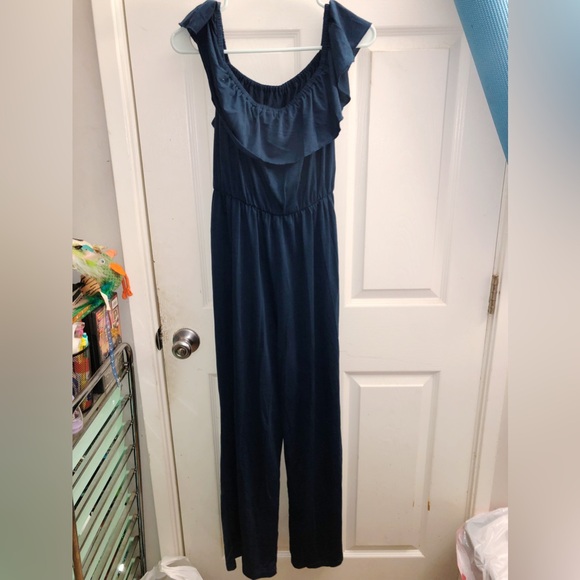 Pants - Navy blue romper